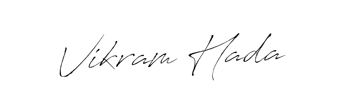You can use this online signature creator to create a handwritten signature for the name Vikram Hada. This is the best online autograph maker. Vikram Hada signature style 6 images and pictures png
