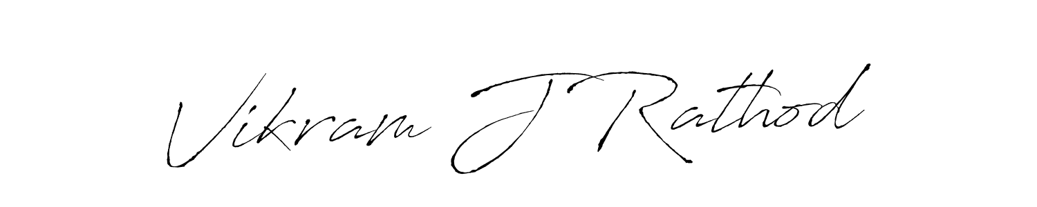 How to make Vikram J Rathod signature? Antro_Vectra is a professional autograph style. Create handwritten signature for Vikram J Rathod name. Vikram J Rathod signature style 6 images and pictures png