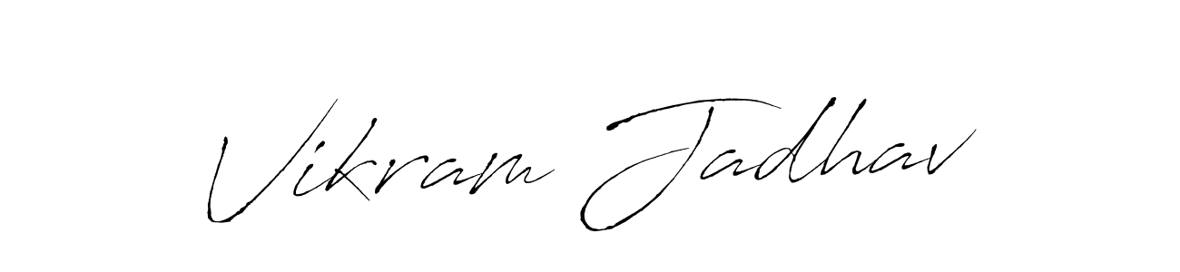 It looks lik you need a new signature style for name Vikram Jadhav. Design unique handwritten (Antro_Vectra) signature with our free signature maker in just a few clicks. Vikram Jadhav signature style 6 images and pictures png