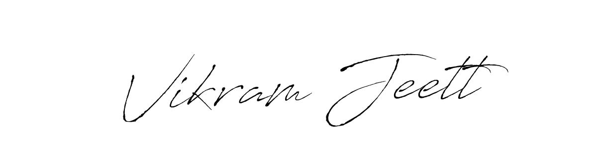 Antro_Vectra is a professional signature style that is perfect for those who want to add a touch of class to their signature. It is also a great choice for those who want to make their signature more unique. Get Vikram Jeett name to fancy signature for free. Vikram Jeett signature style 6 images and pictures png