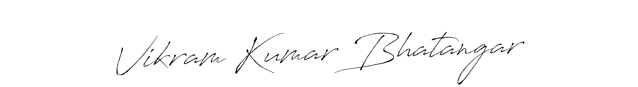 Use a signature maker to create a handwritten signature online. With this signature software, you can design (Antro_Vectra) your own signature for name Vikram Kumar Bhatangar. Vikram Kumar Bhatangar signature style 6 images and pictures png