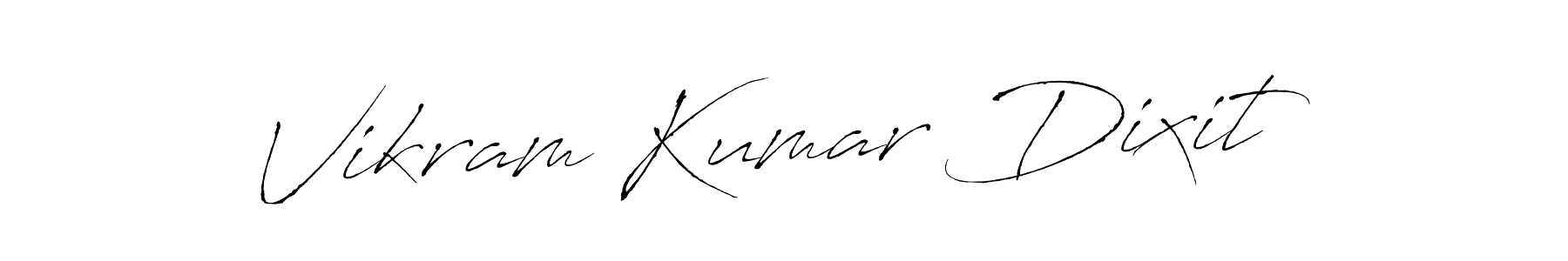 How to make Vikram Kumar Dixit signature? Antro_Vectra is a professional autograph style. Create handwritten signature for Vikram Kumar Dixit name. Vikram Kumar Dixit signature style 6 images and pictures png