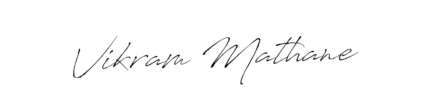 Also You can easily find your signature by using the search form. We will create Vikram Mathane name handwritten signature images for you free of cost using Antro_Vectra sign style. Vikram Mathane signature style 6 images and pictures png