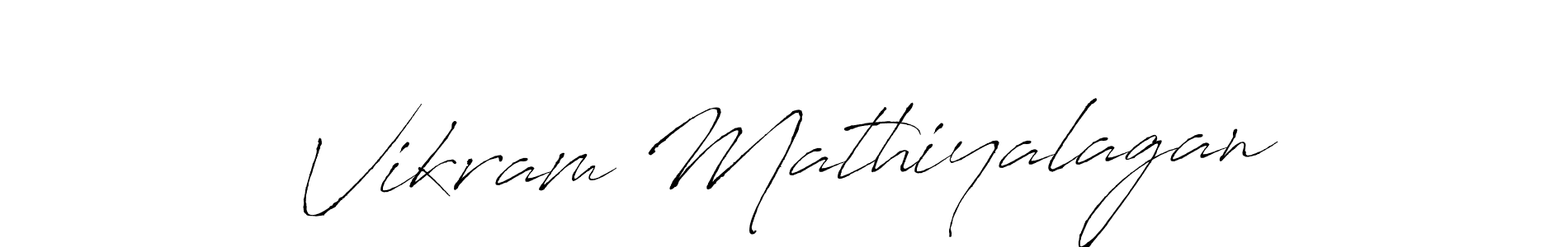 Make a beautiful signature design for name Vikram Mathiyalagan. With this signature (Antro_Vectra) style, you can create a handwritten signature for free. Vikram Mathiyalagan signature style 6 images and pictures png