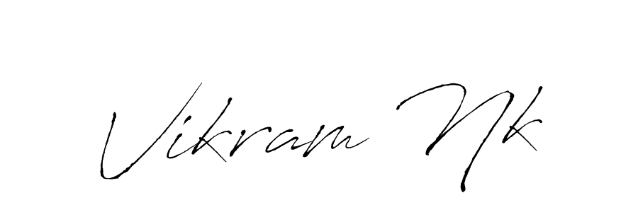 Here are the top 10 professional signature styles for the name Vikram Nk. These are the best autograph styles you can use for your name. Vikram Nk signature style 6 images and pictures png