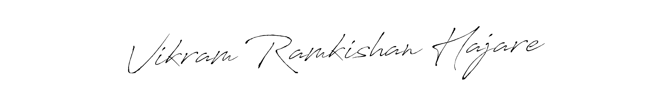 Use a signature maker to create a handwritten signature online. With this signature software, you can design (Antro_Vectra) your own signature for name Vikram Ramkishan Hajare. Vikram Ramkishan Hajare signature style 6 images and pictures png