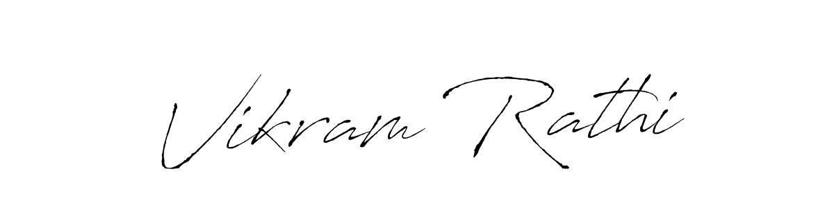 Use a signature maker to create a handwritten signature online. With this signature software, you can design (Antro_Vectra) your own signature for name Vikram Rathi. Vikram Rathi signature style 6 images and pictures png