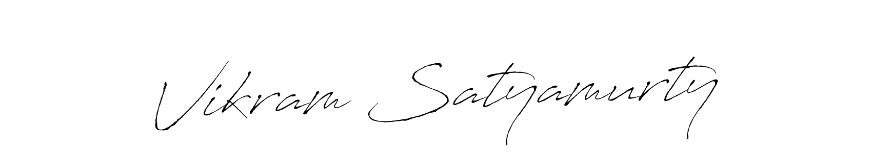 Create a beautiful signature design for name Vikram Satyamurty. With this signature (Antro_Vectra) fonts, you can make a handwritten signature for free. Vikram Satyamurty signature style 6 images and pictures png