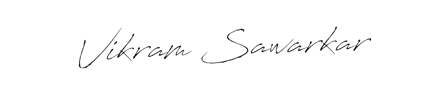 Make a beautiful signature design for name Vikram Sawarkar. With this signature (Antro_Vectra) style, you can create a handwritten signature for free. Vikram Sawarkar signature style 6 images and pictures png