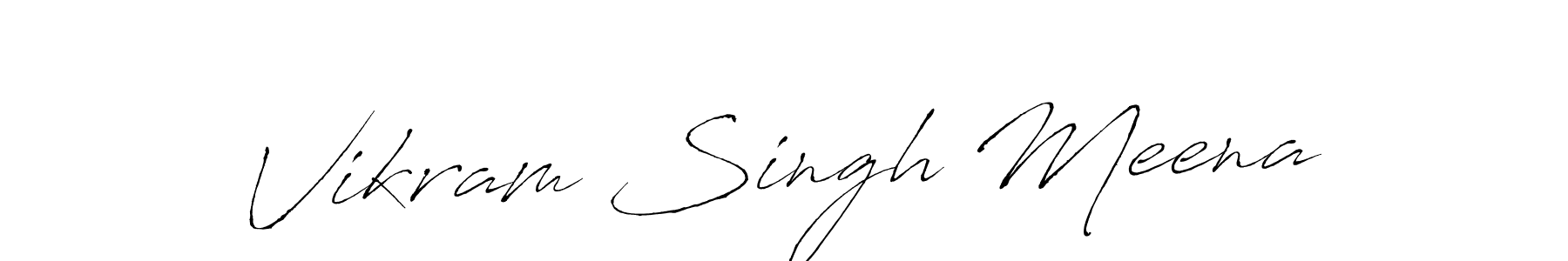 Use a signature maker to create a handwritten signature online. With this signature software, you can design (Antro_Vectra) your own signature for name Vikram Singh Meena. Vikram Singh Meena signature style 6 images and pictures png