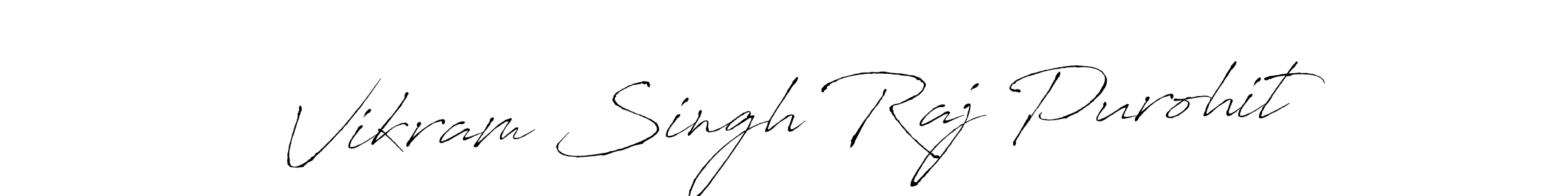 Use a signature maker to create a handwritten signature online. With this signature software, you can design (Antro_Vectra) your own signature for name Vikram Singh Raj Purohit. Vikram Singh Raj Purohit signature style 6 images and pictures png