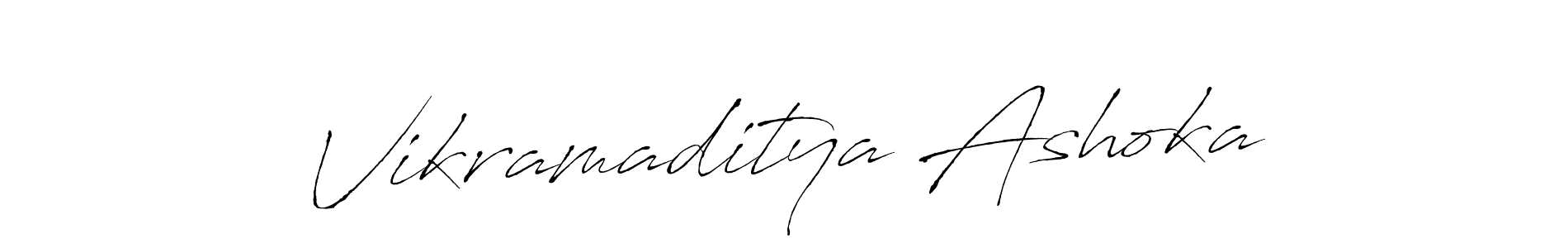 Use a signature maker to create a handwritten signature online. With this signature software, you can design (Antro_Vectra) your own signature for name Vikramaditya Ashoka. Vikramaditya Ashoka signature style 6 images and pictures png