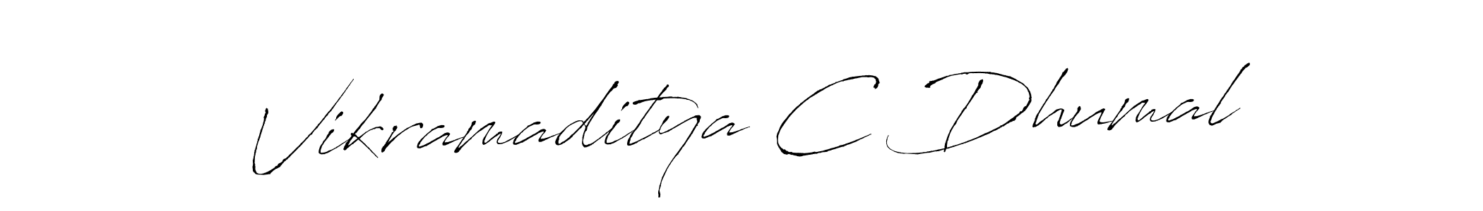 Also we have Vikramaditya C Dhumal name is the best signature style. Create professional handwritten signature collection using Antro_Vectra autograph style. Vikramaditya C Dhumal signature style 6 images and pictures png