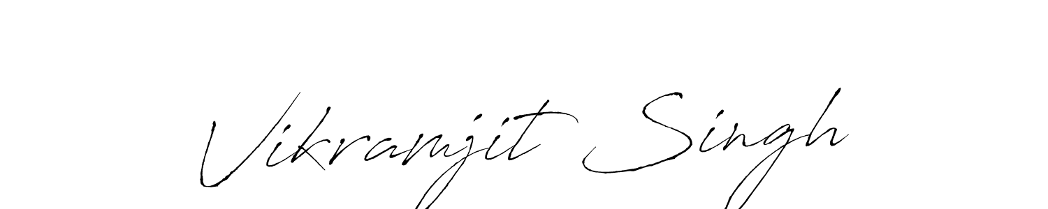 Antro_Vectra is a professional signature style that is perfect for those who want to add a touch of class to their signature. It is also a great choice for those who want to make their signature more unique. Get Vikramjit Singh name to fancy signature for free. Vikramjit Singh signature style 6 images and pictures png