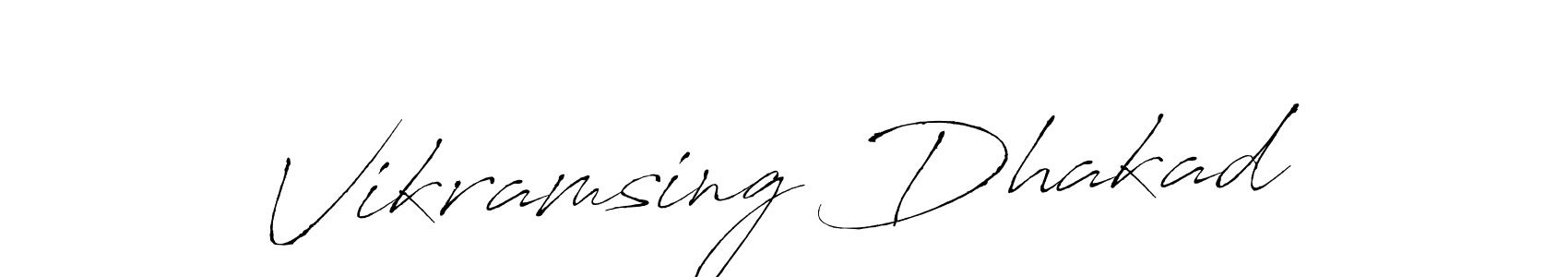 Also we have Vikramsing Dhakad name is the best signature style. Create professional handwritten signature collection using Antro_Vectra autograph style. Vikramsing Dhakad signature style 6 images and pictures png