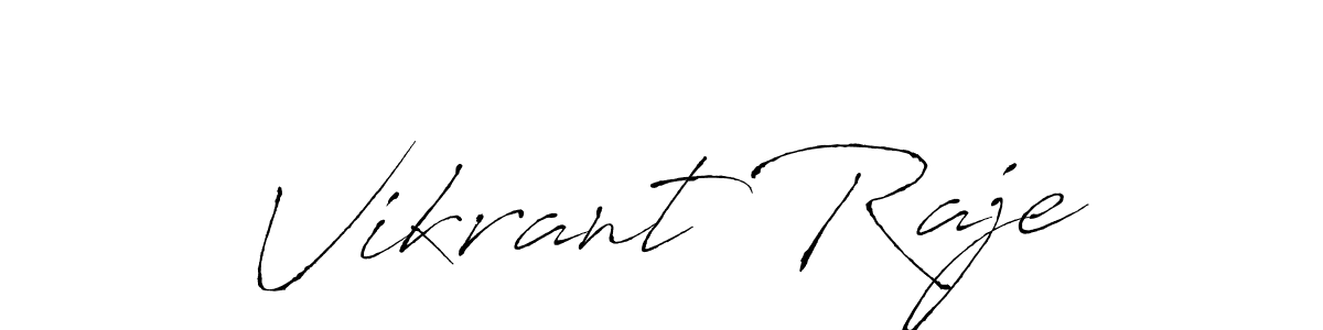 Make a beautiful signature design for name Vikrant Raje. With this signature (Antro_Vectra) style, you can create a handwritten signature for free. Vikrant Raje signature style 6 images and pictures png
