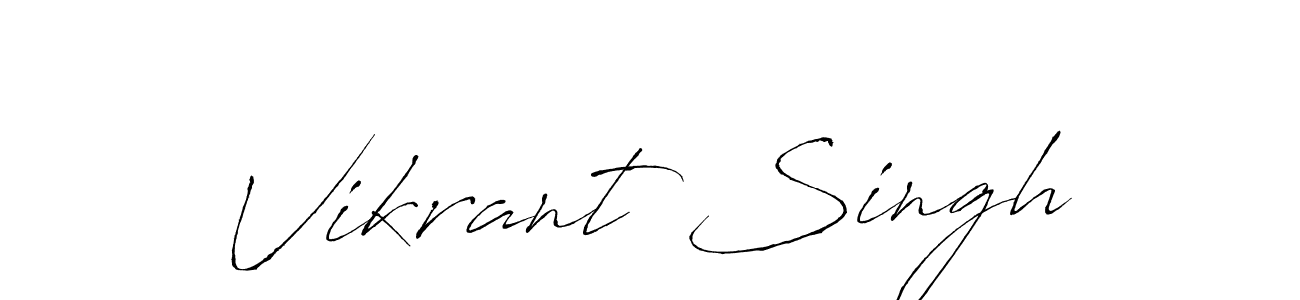 Vikrant Singh stylish signature style. Best Handwritten Sign (Antro_Vectra) for my name. Handwritten Signature Collection Ideas for my name Vikrant Singh. Vikrant Singh signature style 6 images and pictures png