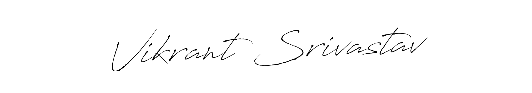 The best way (Antro_Vectra) to make a short signature is to pick only two or three words in your name. The name Vikrant Srivastav include a total of six letters. For converting this name. Vikrant Srivastav signature style 6 images and pictures png