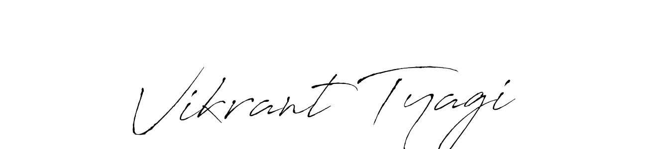 Use a signature maker to create a handwritten signature online. With this signature software, you can design (Antro_Vectra) your own signature for name Vikrant Tyagi. Vikrant Tyagi signature style 6 images and pictures png