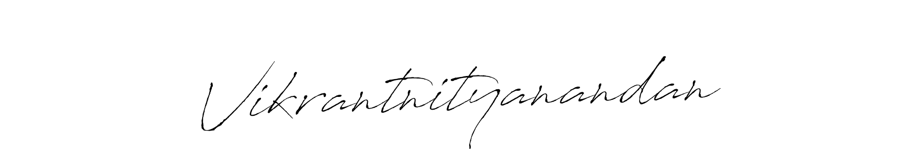 Design your own signature with our free online signature maker. With this signature software, you can create a handwritten (Antro_Vectra) signature for name Vikrantnityanandan. Vikrantnityanandan signature style 6 images and pictures png