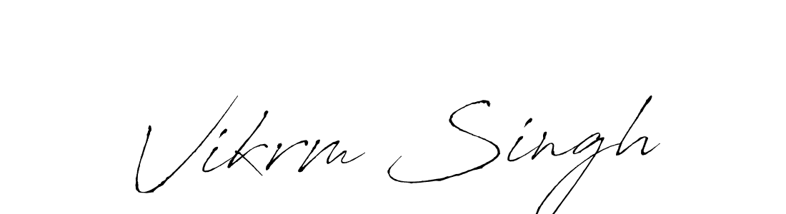 Similarly Antro_Vectra is the best handwritten signature design. Signature creator online .You can use it as an online autograph creator for name Vikrm Singh. Vikrm Singh signature style 6 images and pictures png
