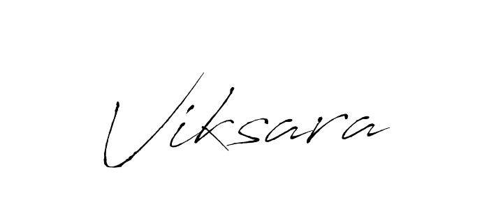 Use a signature maker to create a handwritten signature online. With this signature software, you can design (Antro_Vectra) your own signature for name Viksara. Viksara signature style 6 images and pictures png