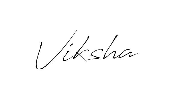 You should practise on your own different ways (Antro_Vectra) to write your name (Viksha) in signature. don't let someone else do it for you. Viksha signature style 6 images and pictures png