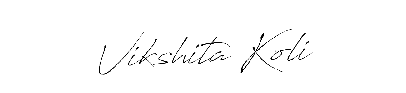 Also You can easily find your signature by using the search form. We will create Vikshita Koli name handwritten signature images for you free of cost using Antro_Vectra sign style. Vikshita Koli signature style 6 images and pictures png