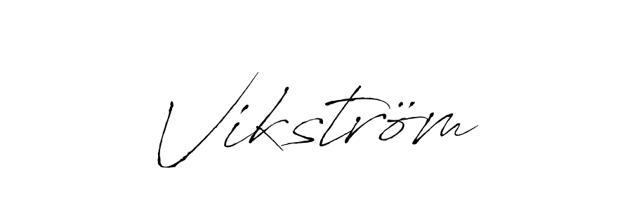 Use a signature maker to create a handwritten signature online. With this signature software, you can design (Antro_Vectra) your own signature for name Vikström. Vikström signature style 6 images and pictures png