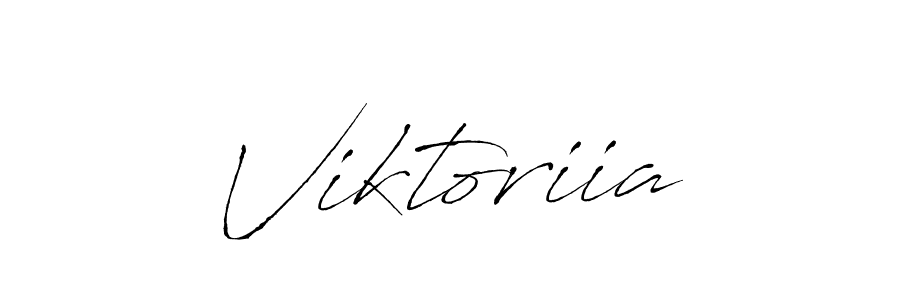 Viktoriia stylish signature style. Best Handwritten Sign (Antro_Vectra) for my name. Handwritten Signature Collection Ideas for my name Viktoriia. Viktoriia signature style 6 images and pictures png