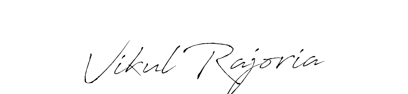 Antro_Vectra is a professional signature style that is perfect for those who want to add a touch of class to their signature. It is also a great choice for those who want to make their signature more unique. Get Vikul Rajoria name to fancy signature for free. Vikul Rajoria signature style 6 images and pictures png