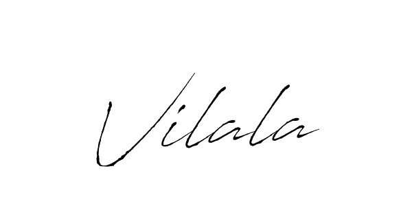 Use a signature maker to create a handwritten signature online. With this signature software, you can design (Antro_Vectra) your own signature for name Vilala. Vilala signature style 6 images and pictures png