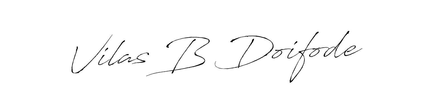 Antro_Vectra is a professional signature style that is perfect for those who want to add a touch of class to their signature. It is also a great choice for those who want to make their signature more unique. Get Vilas B Doifode name to fancy signature for free. Vilas B Doifode signature style 6 images and pictures png