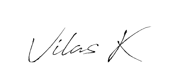 You should practise on your own different ways (Antro_Vectra) to write your name (Vilas K) in signature. don't let someone else do it for you. Vilas K signature style 6 images and pictures png