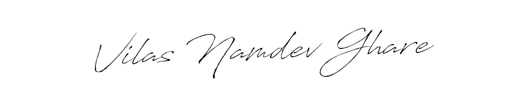 Vilas Namdev Ghare stylish signature style. Best Handwritten Sign (Antro_Vectra) for my name. Handwritten Signature Collection Ideas for my name Vilas Namdev Ghare. Vilas Namdev Ghare signature style 6 images and pictures png