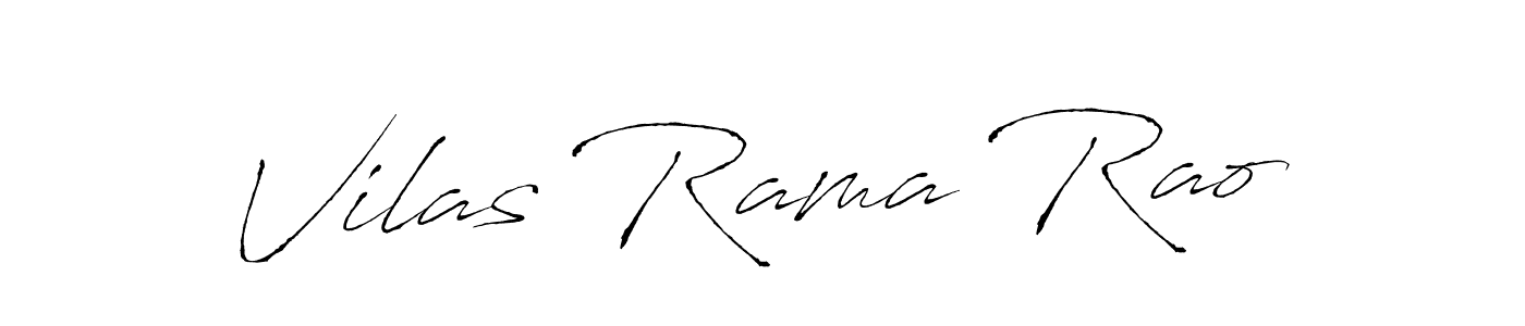 Vilas Rama Rao stylish signature style. Best Handwritten Sign (Antro_Vectra) for my name. Handwritten Signature Collection Ideas for my name Vilas Rama Rao. Vilas Rama Rao signature style 6 images and pictures png