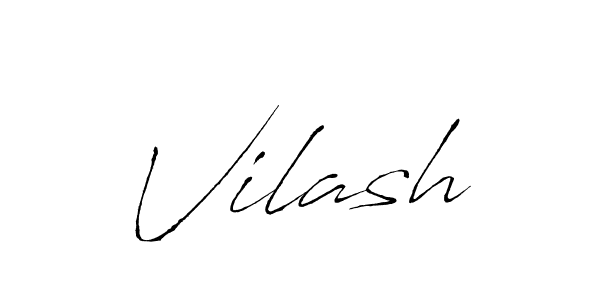 Design your own signature with our free online signature maker. With this signature software, you can create a handwritten (Antro_Vectra) signature for name Vilash. Vilash signature style 6 images and pictures png