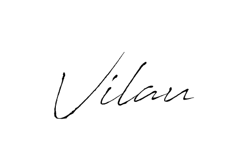 Use a signature maker to create a handwritten signature online. With this signature software, you can design (Antro_Vectra) your own signature for name Vilau. Vilau signature style 6 images and pictures png