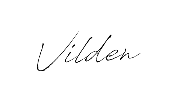 Make a beautiful signature design for name Vilden. Use this online signature maker to create a handwritten signature for free. Vilden signature style 6 images and pictures png