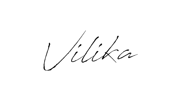 Make a beautiful signature design for name Vilika. Use this online signature maker to create a handwritten signature for free. Vilika signature style 6 images and pictures png