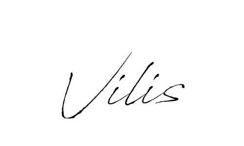 How to make Vilis signature? Antro_Vectra is a professional autograph style. Create handwritten signature for Vilis name. Vilis signature style 6 images and pictures png