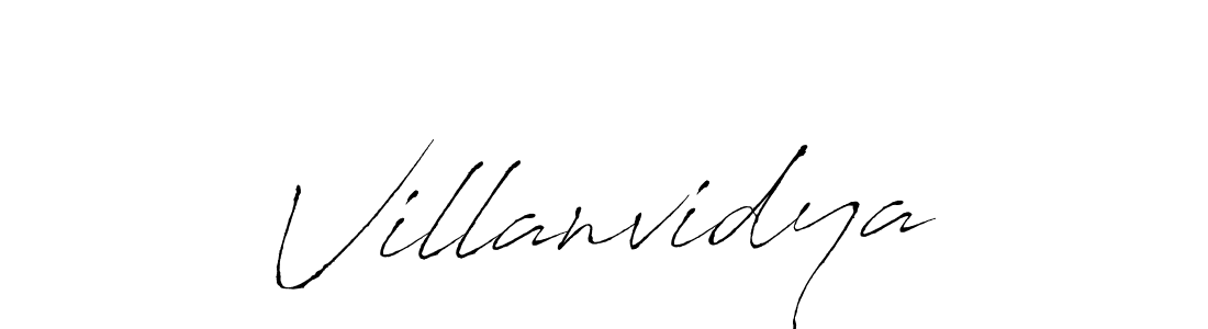 You should practise on your own different ways (Antro_Vectra) to write your name (Villanvidya) in signature. don't let someone else do it for you. Villanvidya signature style 6 images and pictures png