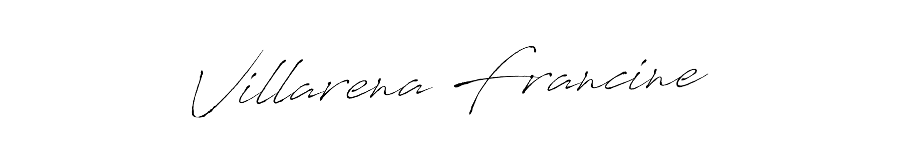 How to make Villarena Francine signature? Antro_Vectra is a professional autograph style. Create handwritten signature for Villarena Francine name. Villarena Francine signature style 6 images and pictures png