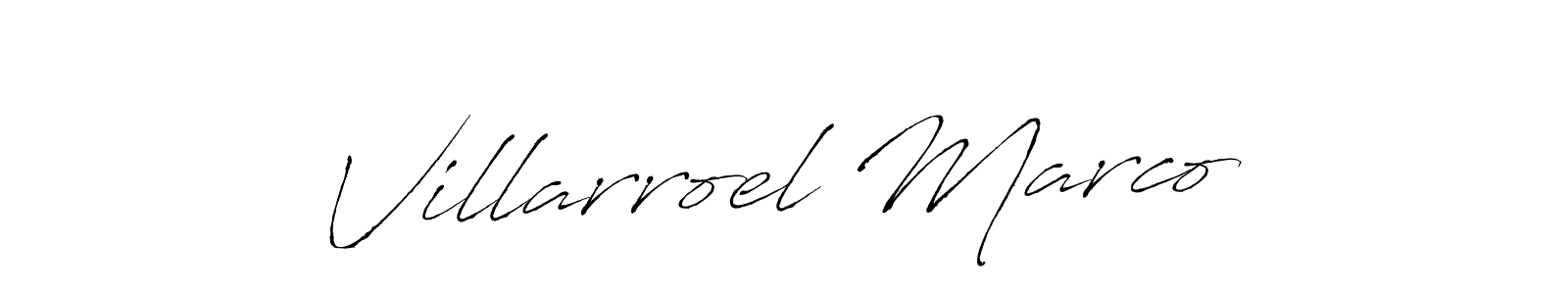 Also we have Villarroel Marco name is the best signature style. Create professional handwritten signature collection using Antro_Vectra autograph style. Villarroel Marco signature style 6 images and pictures png