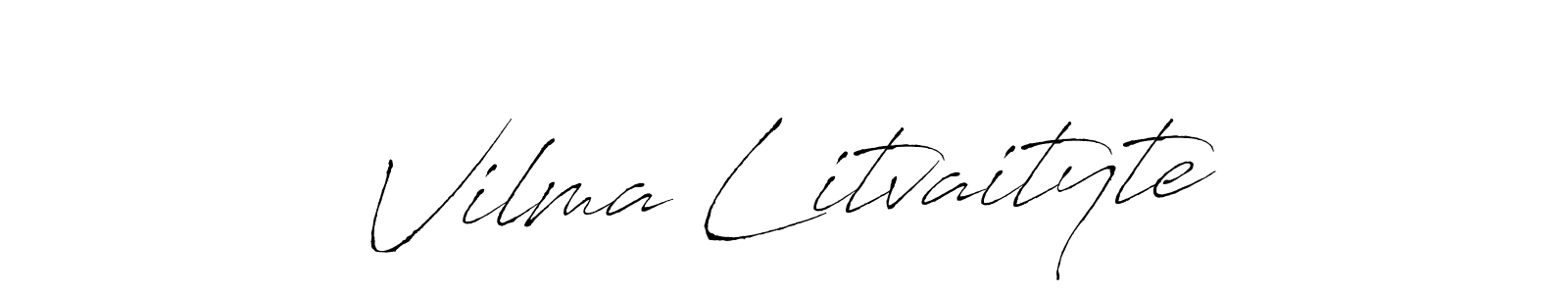 Design your own signature with our free online signature maker. With this signature software, you can create a handwritten (Antro_Vectra) signature for name Vilma Litvaityte. Vilma Litvaityte signature style 6 images and pictures png