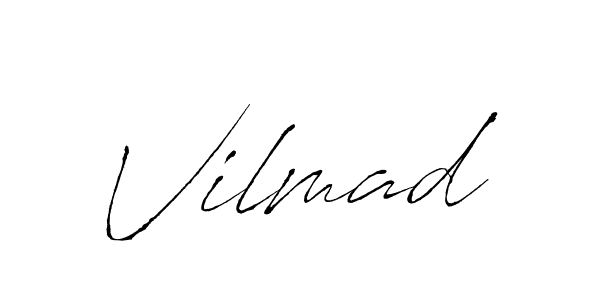 Design your own signature with our free online signature maker. With this signature software, you can create a handwritten (Antro_Vectra) signature for name Vilmad. Vilmad signature style 6 images and pictures png