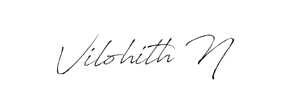 Once you've used our free online signature maker to create your best signature Antro_Vectra style, it's time to enjoy all of the benefits that Vilohith N name signing documents. Vilohith N signature style 6 images and pictures png