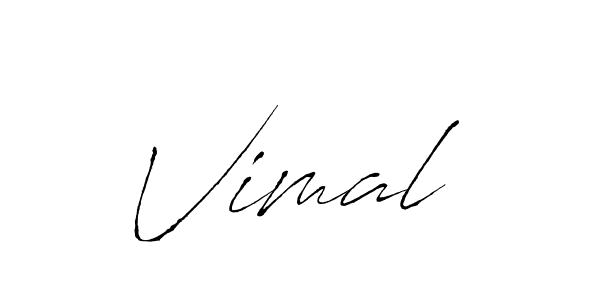 How to make Vimal  signature? Antro_Vectra is a professional autograph style. Create handwritten signature for Vimal  name. Vimal  signature style 6 images and pictures png