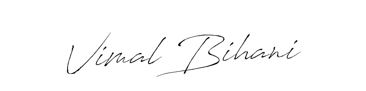 This is the best signature style for the Vimal Bihani name. Also you like these signature font (Antro_Vectra). Mix name signature. Vimal Bihani signature style 6 images and pictures png