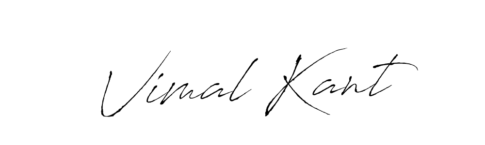 Use a signature maker to create a handwritten signature online. With this signature software, you can design (Antro_Vectra) your own signature for name Vimal Kant. Vimal Kant signature style 6 images and pictures png